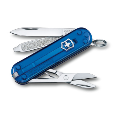 Logotrade liikelahjat mainoslahjat tuotekuva: Taskuveitsi Classic SD läpinäkyvä Victorinox