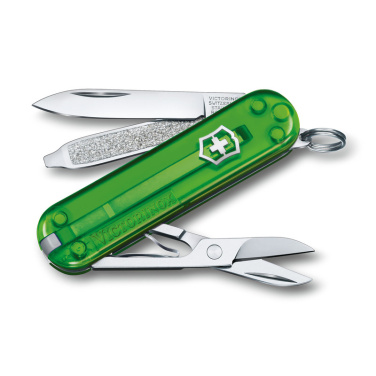 Logo trade mainoslahja ja liikelahja tuotekuva: Taskuveitsi Classic SD läpinäkyvä Victorinox