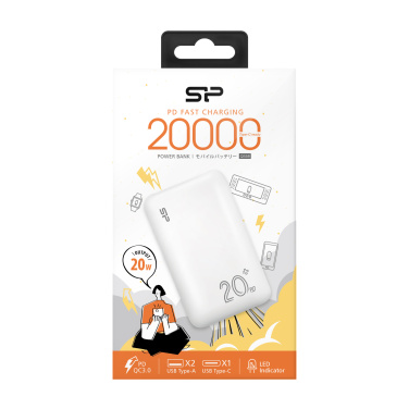 Logotrade liikelahja mainoslahja kuva: Virtapankki Silicon Power QS58 20000 mAh