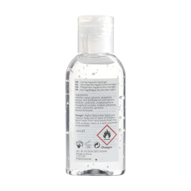 Logotrade mainostuote tuotekuva: Caring Hygienic Hand Gel 50 ml