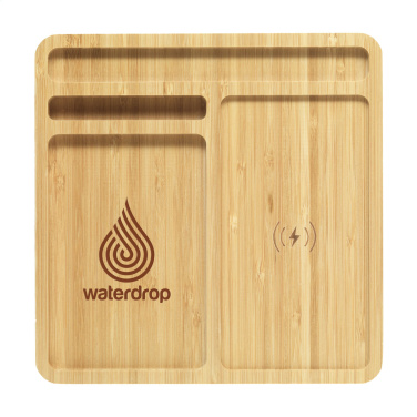 Logotrade mainostuotet kuva: Bamboo Organizer laturi