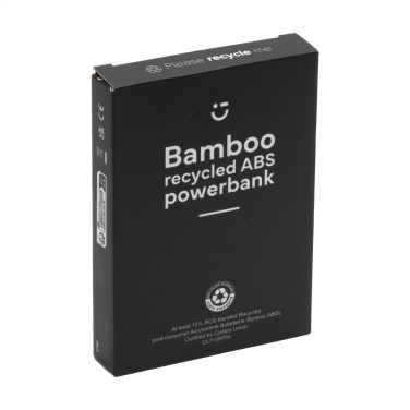 Logotrade mainoslahjat kuva: Boru Bamboo RCS kierrätetty ABS Powerbank langaton laturi