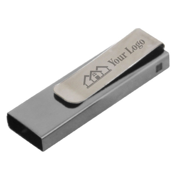 Logotrade liikelahjat mainoslahjat tuotekuva: Metallinen USB-tikku