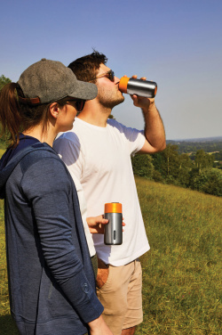 Logo trade mainoslahjat tuotekuva: Musta+Blum-eristetty matkamuki ruostumatonta terästä