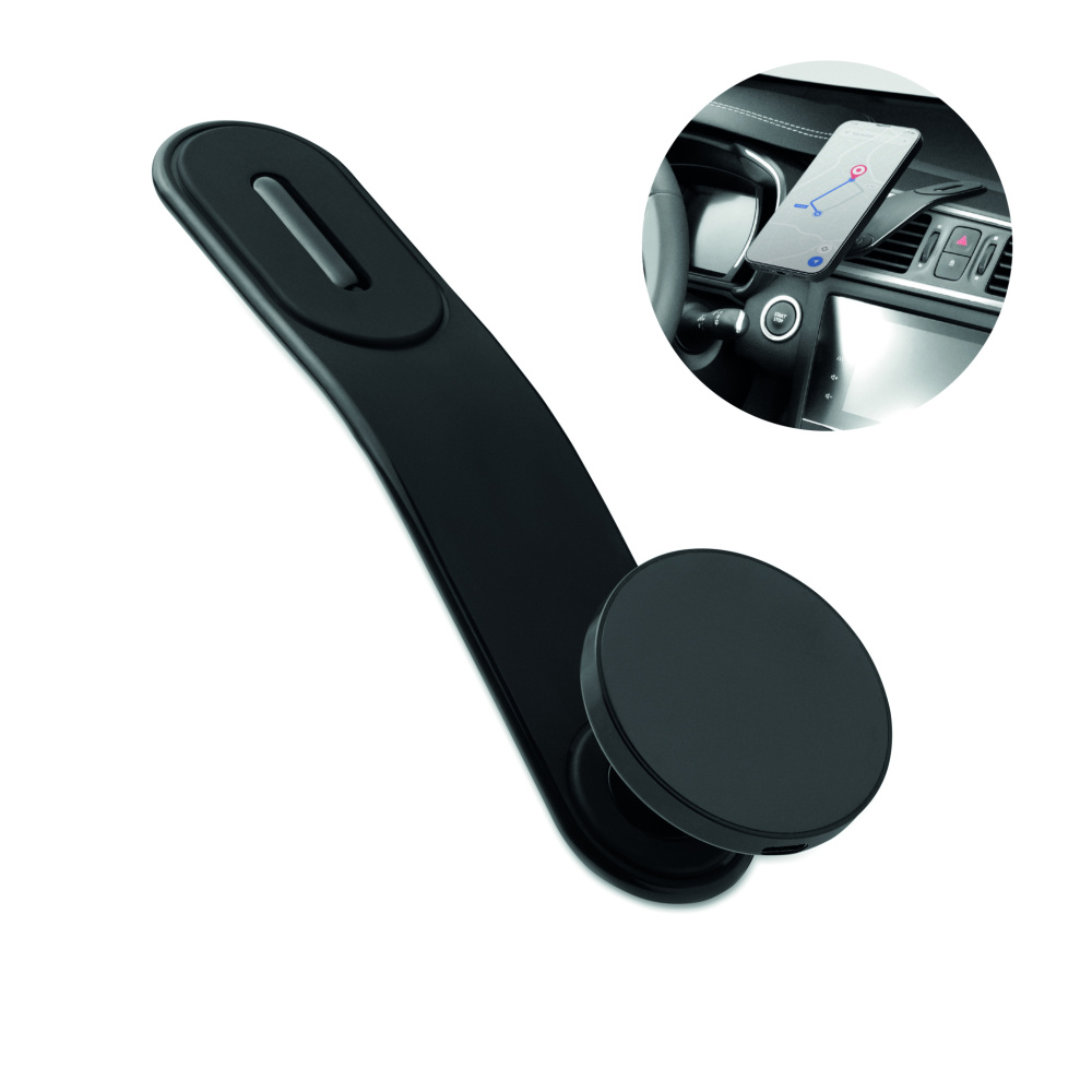 Logo trade liikelahja mainoslahja tuotekuva: 15W magneettinen autolaturi