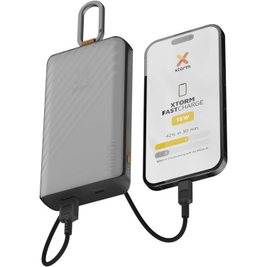 Logotrade mainoslahja tuotekuva: Xtorm XG2S101 Go2 aurinkovaravirtalähde valolla, 10 000 mAh ja 15 W