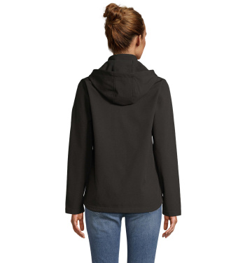 Logotrade mainoslahja tuotekuva: RACE WOMEN HOODED JACKET
