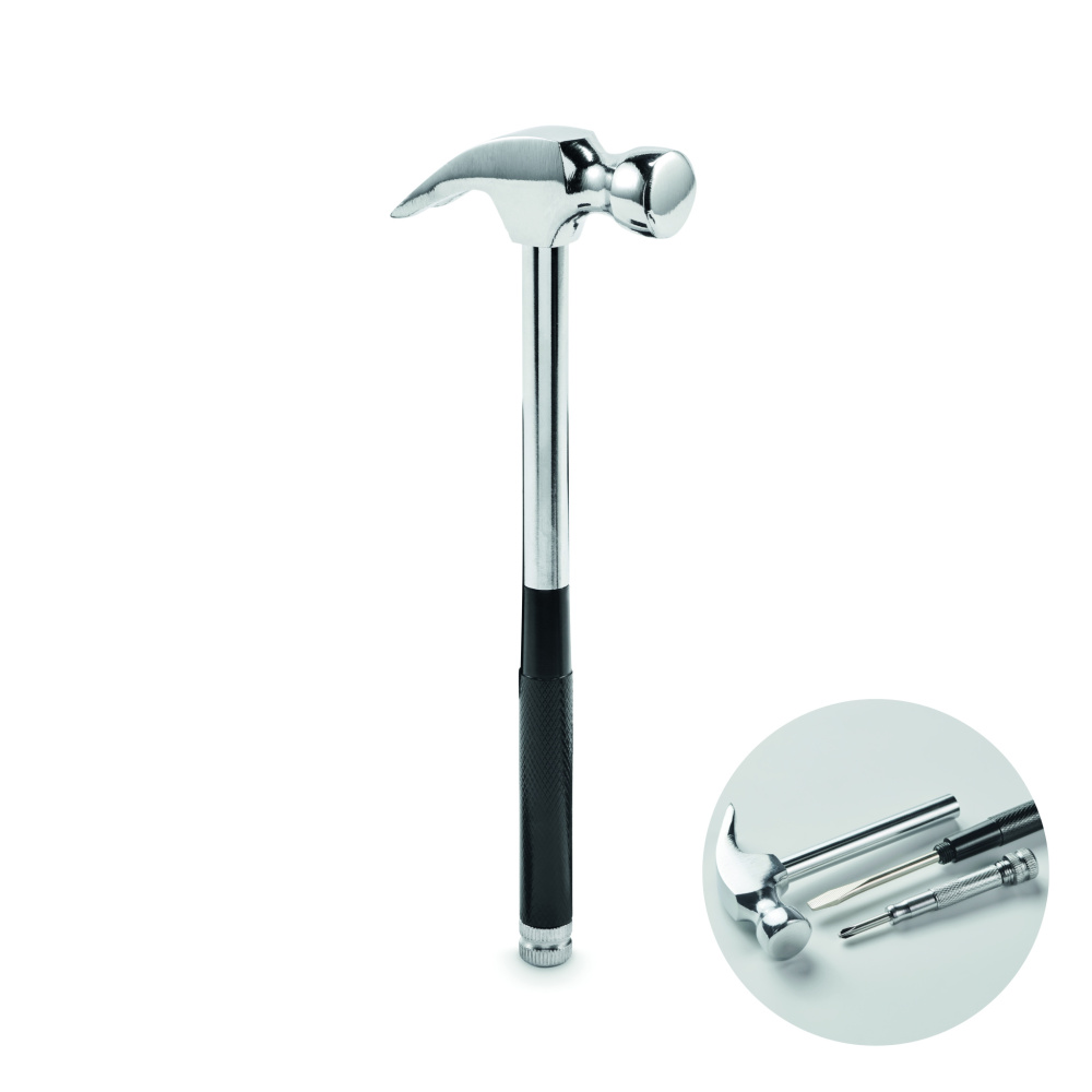 Logo trade mainoslahja kuva: Vasara/ruuvimeisseli