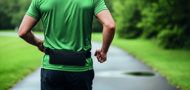 Logotrade mainoslahjat ja liikelahjat tuotekuva: Sport vyölaukku 600D RPET