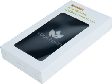 Logo trade mainoslahja ja liikelahja tuotekuva: Varavirtalähde 5000 mAh valaistulla logolla