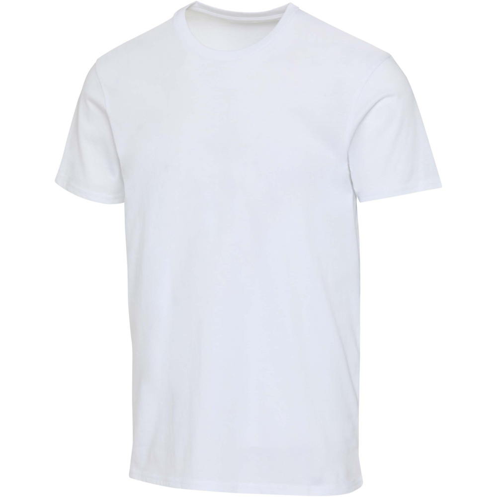 Logotrade mainoslahjat ja liikelahjat tuotekuva: Azurite OCS-sertifioitu lyhythihainen t-paita 160 g/m²:n kankaasta, unisex
