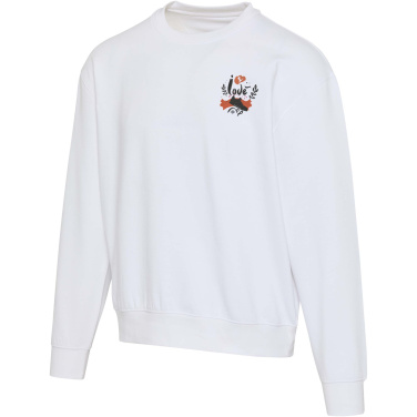 Logotrade mainoslahja ja liikelahja kuva: Boris ylisuuri, pyöreäkauluksinen neule, unisex 280 g/m2:n OCS-sertifioitu 