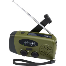 Avior hätäradio kierrätysmuovista (RCS) valmistettu