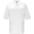 Panacea lyhythihainen unisex-työpaita 160 g/m2, Valkoinen
