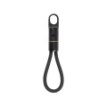 Nordic Drift Everest USB-C 60W pikalatauskarabiinikaapeli, musta