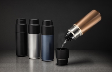 Logo trade liikelahja mainoslahja tuotekuva: Thermocup RCS -termospullo mukilla 500 ml
