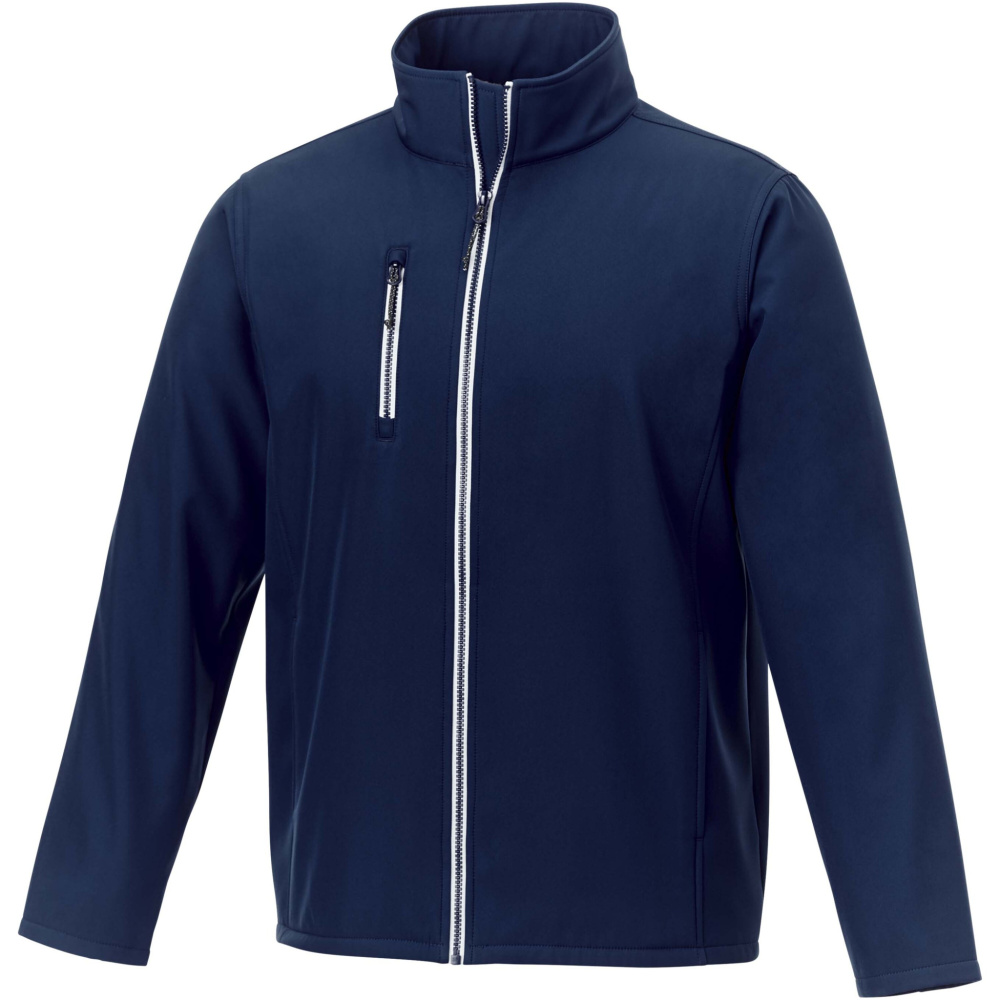 Logo trade mainostuote kuva: Orion softshell-takki miesten GRS-kierrätysmateriaalista valmistettu