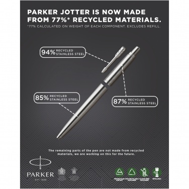 Logotrade verslo dovanos nuotrauka: Parker Jotter SS tušinukas