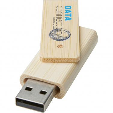 Logotrade reklaminės dovanos nuotrauka: Pasukite 4 GB bambuko USB atmintinę