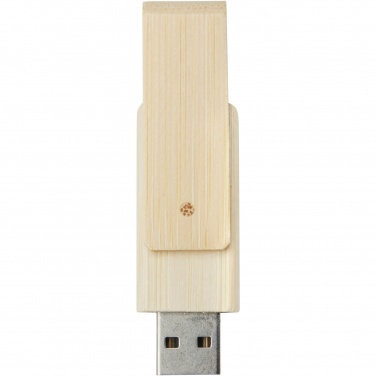 Logotrade reklaminės dovanos nuotrauka: Pasukite 16 GB bambuko USB atmintinę