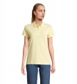 PLANET WOMEN Polo 170g, Šviesiai geltona