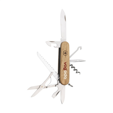 Logotrade verslo dovanos nuotrauka: Victorinox Huntsman Wood kišeninis peilis