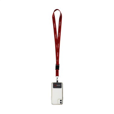 Logotrade reklaminės dovanos nuotrauka: Lanyard Sublimatie sagtis RPET 2 cm su Patch rakto laidu