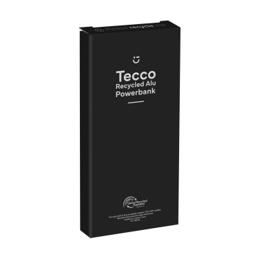 Logotrade reklaminiai produktai nuotrauka: Tecco GRS Recycled Alu Powerbank 5000 išorinis įkroviklis