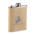 Hipflask Bamboo 200 ml geriamasis buteliukas, bambuko