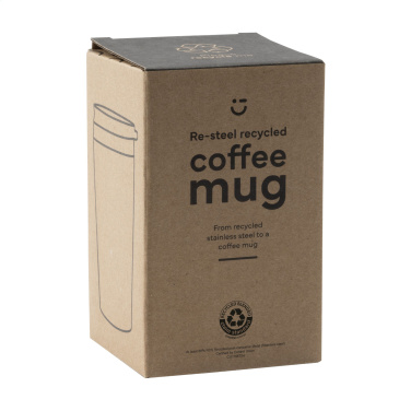 Logotrade firminės dovanos nuotrauka: Re-Steel RCS Recycled Coffee Mug 380 ml termopuodelis