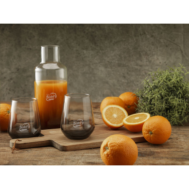 Logotrade verslo dovanos nuotrauka: Smokey Water Glass 450 ml