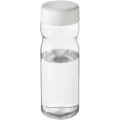 H2O Active® Eco Base 650 ml vandens butelis su užsukamu dangteliu, Skaidrus/baltas