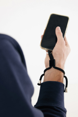 Logotrade verslo dovanos nuotrauka: „CarryLoop RCS“ perdirbto PET reguliuojamo dydžio telefono laikiklis su apyranke