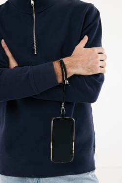 Logotrade dovana nuotrauka: „CarryLoop RCS“ perdirbto PET reguliuojamo dydžio telefono laikiklis su apyranke