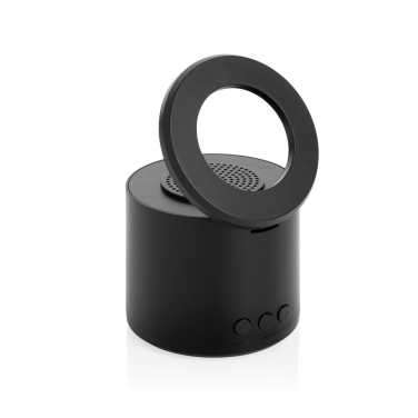 Logotrade dovana nuotrauka: „Magpulse RCS“ perdirbto plastiko 3 W garsiakalbis su magnetiniu laikikliu