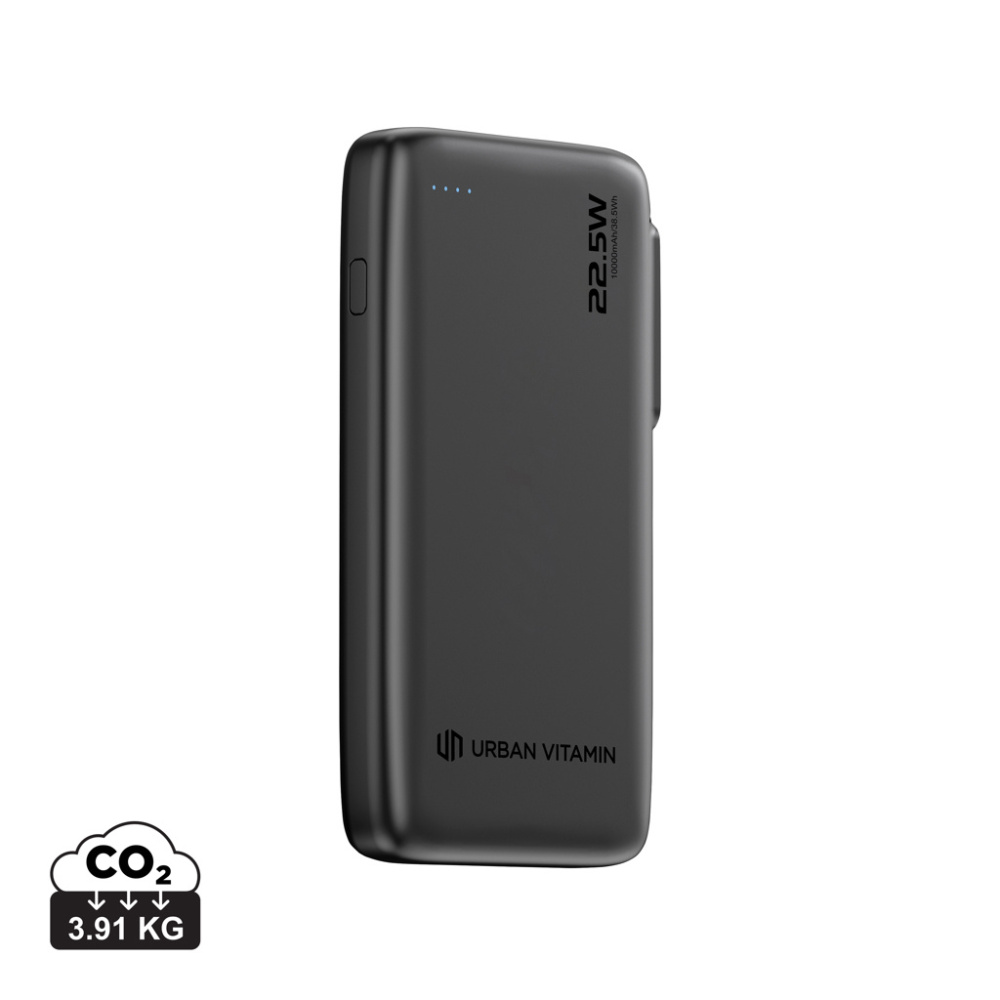 Logotrade reklaminės dovanos nuotrauka: Miesto vitaminas Emeryville 20W 10.000mAh išorinė baterija