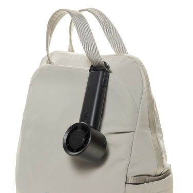 Logotrade firminės dovanos nuotrauka: „Twist RCS“ nešiojamas įkraunamas ventiliatorius iš perdirbto plastiko