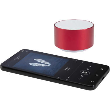 Logotrade firminės dovanos nuotrauka: „Ankaa“ 3 W perdirbto aliuminio belaidis „Bluetooth®“ garsiakalbis