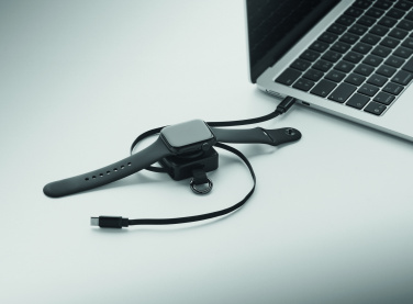 Logotrade firminės dovanos nuotrauka: Ištraukiamas 100 W USB-C laidas