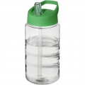 H2O Active® Bop 500 ml sporta pudele ar vāku, Caurspīdīgs / Zaļš