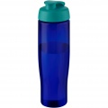 H2O Active® Eco Tempo 700 ml sporta pudele ar pārslēdzamu vāku, Aqua / Blue