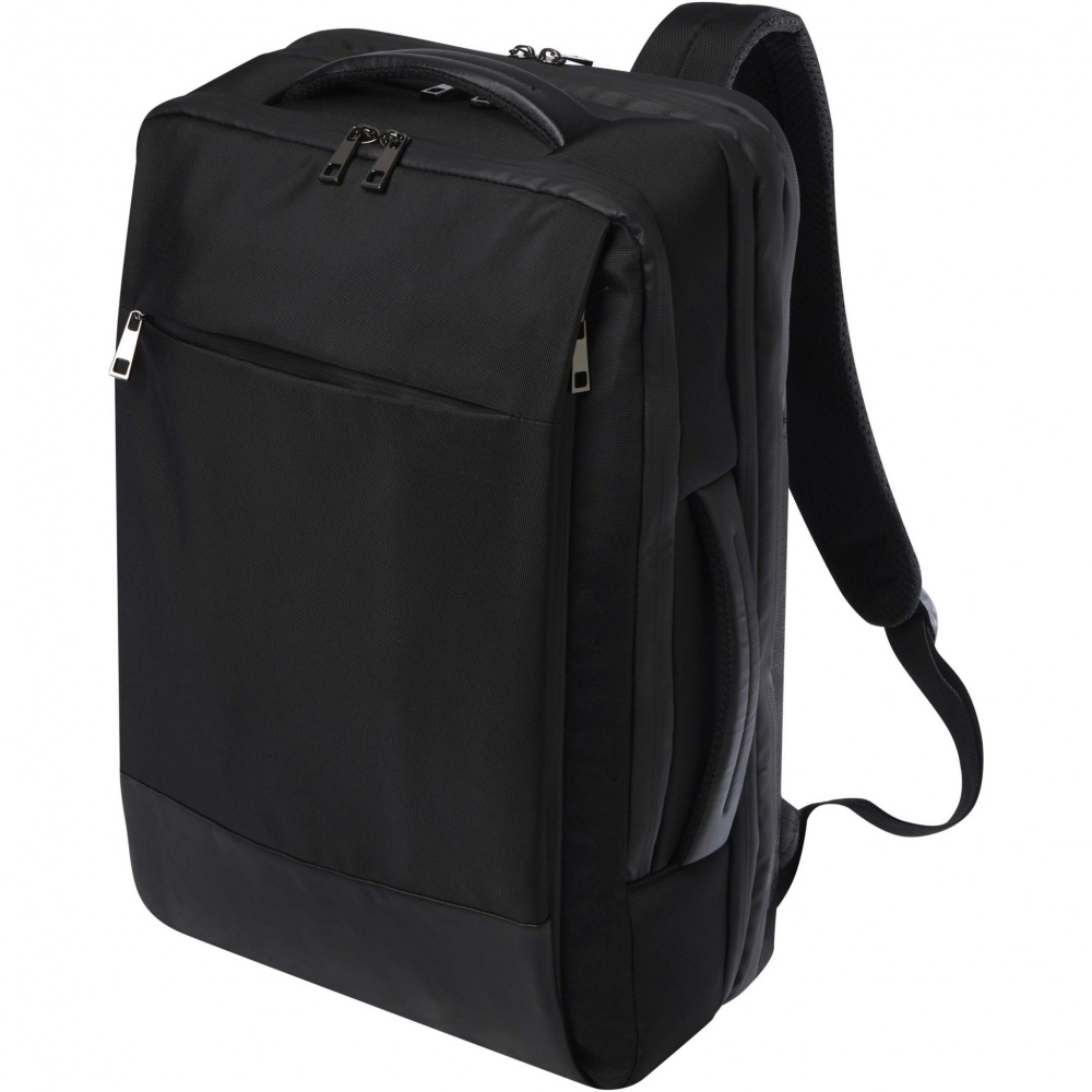 Logotrade biznesa dāvanas foto: Expedition Pro 17 collu GRS pārstrādāta paplašināma klēpjdatora mugursoma 35L