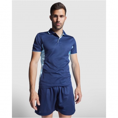 Logotrade biznesa dāvanas foto: Montmelo unisex sporta polo ar īsām piedurknēm