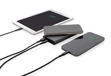 Logotrade Ideja dāvanas foto: Terra RCS pārstrādāta 18W alumīnija 10000 powerbank 10W