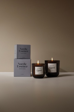 Logotrade ziemassvētku dāvanas foto: Nordic essence aromātiskā svece liela