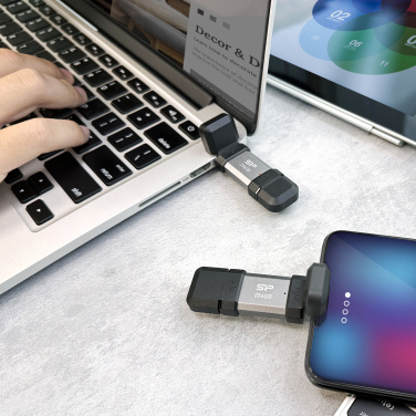 Logotrade dāvanas foto: Pendrive Silicon Power Mobile — C51 3.2, 64GB