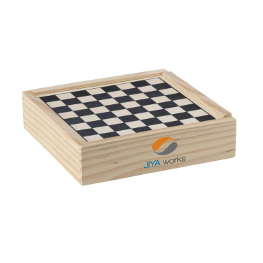 Logotrade dāvanas foto: WoodGame 5-in-1 spēļu komplekts