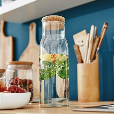 Logotrade biznesa dāvanas foto: Algarve Carafe 1 L ar korķa vāciņu