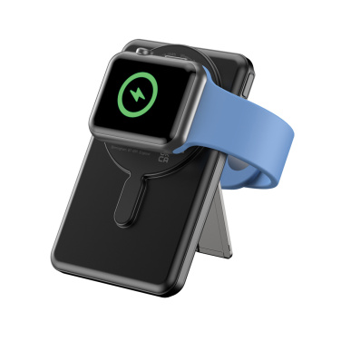 Logotrade korporatīvās dāvanas foto: Urban Vitamin Redwood 5in1 5000mah 20W PD magnētiskā jaudas banka