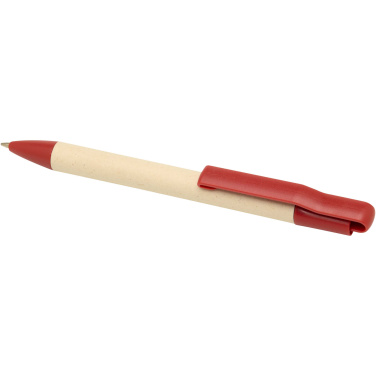 Logotrade dāvanas foto: Liliana cukurniedru papīra lodīšu pildspalva (zila tinte)